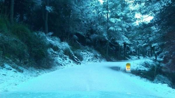 Nieve en la Serra de Tramuntana Nieve en la Serra de Tramuntana