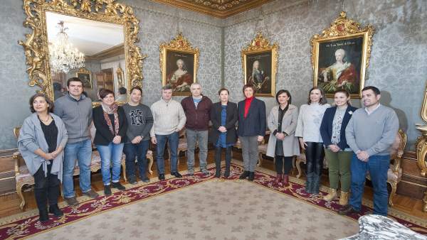 Recepción a la Confederación Estatal de Personas Sordas Recepción a la Confederación Estatal de Personas Sordas