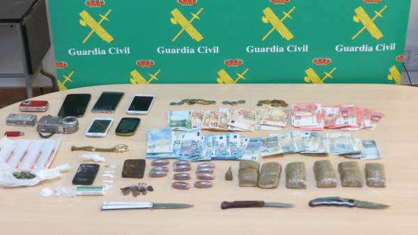 Efectos y droga intervenida Efectos y droga intervenida