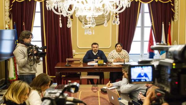 Rueda de prensa de junta de gobierno local de Cádiz Rueda de prensa de junta de gobierno local de Cádiz