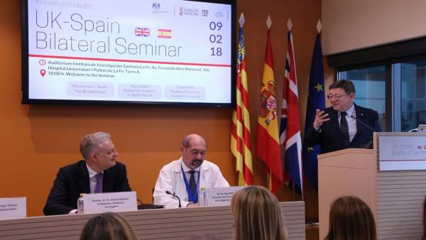 Puig, en su intervención en la jornada Puig, en su intervención en la jornada