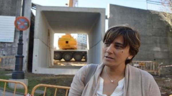 La Concejala De Infraestructuras, Ana Rivas (PSOE), En Las Obras De San Melchor La Concejala De Infraestructuras, Ana Rivas (PSOE), En Las Obras De San Melchor