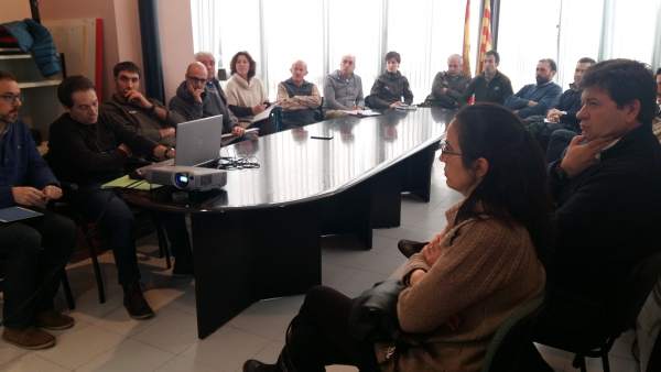 Reunión con ganaderos en Castejón de Sos (Huesca) Reunión con ganaderos en Castejón de Sos (Huesca)