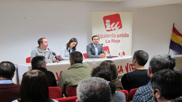 Alberto Garzón En Logroño Alberto Garzón En Logroño