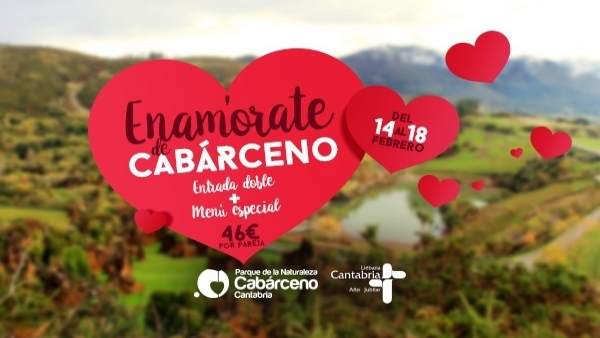 Cartel San Valentín en Cabárceno Cartel San Valentín en Cabárceno