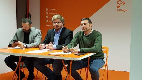 Fran Hervías en reunión en málaga con coordinadores Cs Ciudadanos con vicente Fran Hervías en reunión en málaga con coordinadores Cs Ciudadanos con vicente