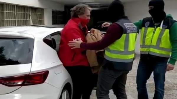 Momento de la detención de Sito Miñanco en la operación Mito Momento de la detención de Sito Miñanco en la operación Mito