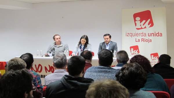 Alberto Garzón En Un Acto Público En Logroño Alberto Garzón En Un Acto Público En Logroño