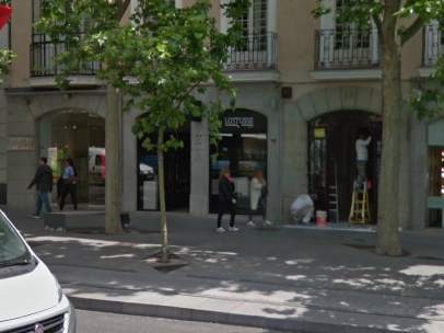 Robo en una tienda de la calle Serrano