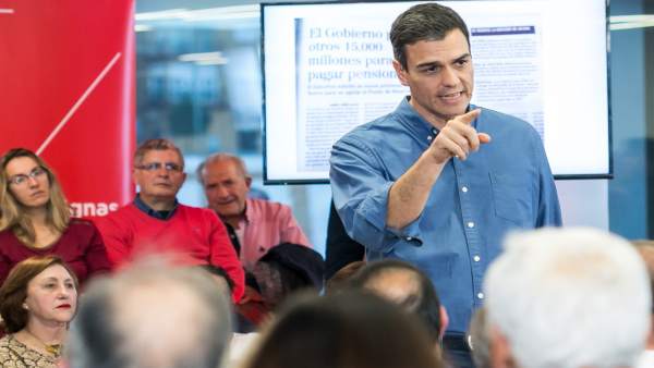 El secretario general del PSOE, Pedro Sánchez, en una imagen de archivo El secretario general del PSOE, Pedro Sánchez, en una imagen de archivo