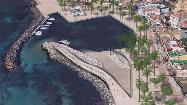 Imagen del proyecto propuesto por la APB para rehabilitar el Puerto del Molinar Imagen del proyecto propuesto por la APB para rehabilitar el Puerto del Molinar