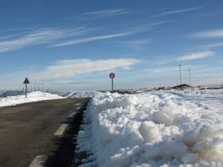 Carretera con nieve