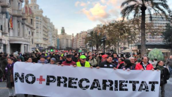 Pancarta central de la marcha Pancarta central de la marcha