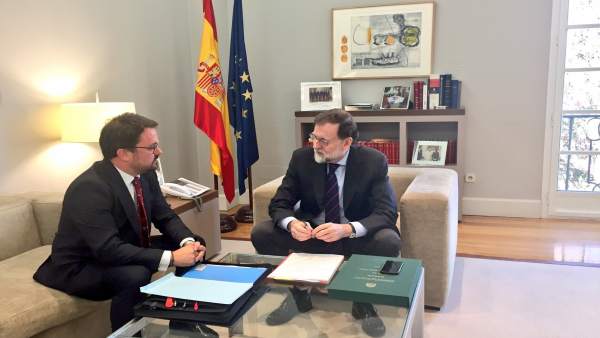 Asier Antona y Mariano Rajoy Asier Antona y Mariano Rajoy