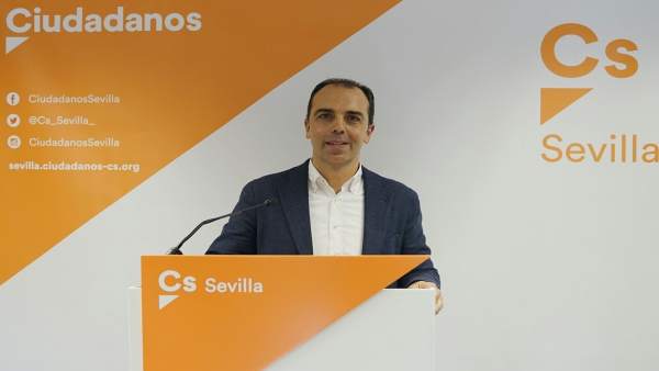 El portavoz de Cs en Sevilla, Javier Millán El portavoz de Cs en Sevilla, Javier Millán