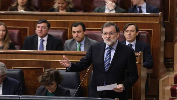 Rajoy en la sesión de control al Gobierno en el Congreso Rajoy en la sesión de control al Gobierno en el Congreso