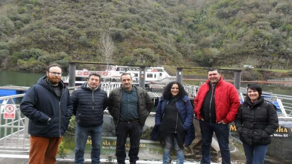 El BNG en Doade, Sober (Lugo), contra la privatización de los catamaranes El BNG en Doade, Sober (Lugo), contra la privatización de los catamaranes
