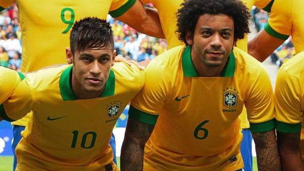 Marcelo y Neymar Marcelo y Neymar