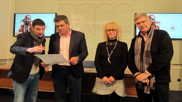 Calvo, Barrera, Conesa y Blanco en la presentación del ciclo Calvo, Barrera, Conesa y Blanco en la presentación del ciclo