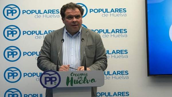 El portavoz de la dirección provincial del PP de Huelva, Juan Carlos Duarte. El portavoz de la dirección provincial del PP de Huelva, Juan Carlos Duarte.