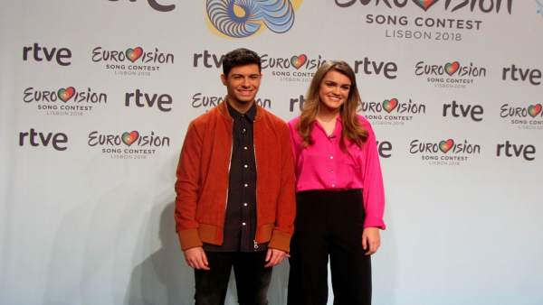 Los representantes epañoles en el Festival de Eurovisión 2018, Amaia y Alfred Los representantes epañoles en el Festival de Eurovisión 2018, Amaia y Alfred