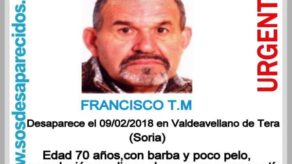 El hombre desaparecido el Soria El hombre desaparecido el Soria