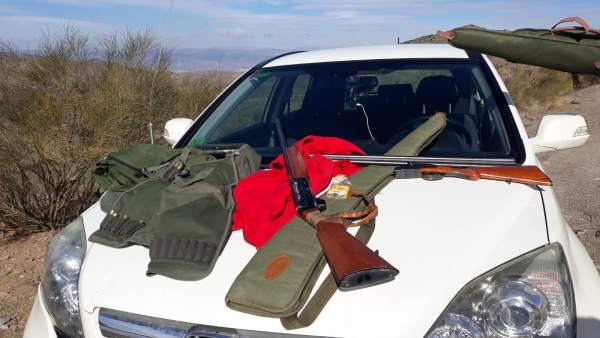 Armas intervenidas en la cacería ilegal Armas intervenidas en la cacería ilegal