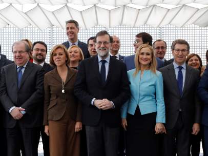 Reunión presidentes autonómicos del PP y Rajoy