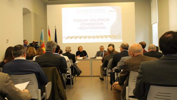 Salvador y Boira en el Fòrum Valencià pel Corredor Mediterrani Salvador y Boira en el Fòrum Valencià pel Corredor Mediterrani