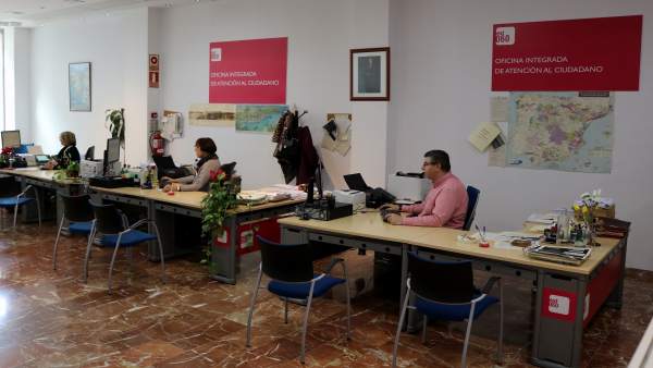 La oficina de atención al ciudadano de la Subdelegación de Huelva. La oficina de atención al ciudadano de la Subdelegación de Huelva.