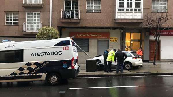 Accidente en Fernando III El Santo en Santiago Accidente en Fernando III El Santo en Santiago