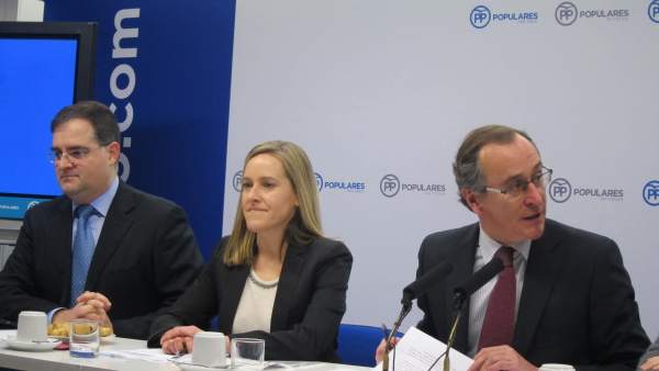 Alfonso Alonso y Amaya Fernández (PP vasco) Alfonso Alonso y Amaya Fernández (PP vasco)