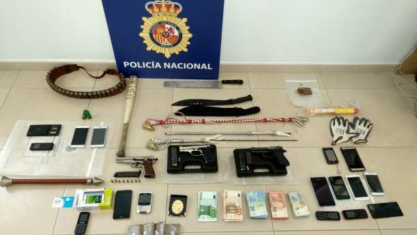 Incautaciones en la operación contra secuestro en Sanlúcar Incautaciones en la operación contra secuestro en Sanlúcar