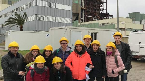 Visita alumnos central térmica Visita alumnos central térmica