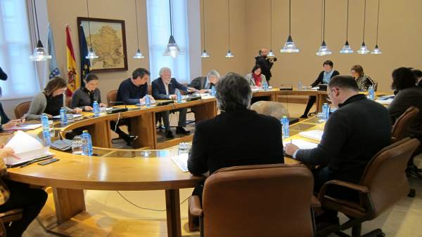 Reunión de la junta de portavoces en el Parlamento gallego Reunión de la junta de portavoces en el Parlamento gallego