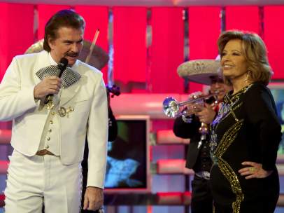 Bigote Arrocet y María Teresa Campos