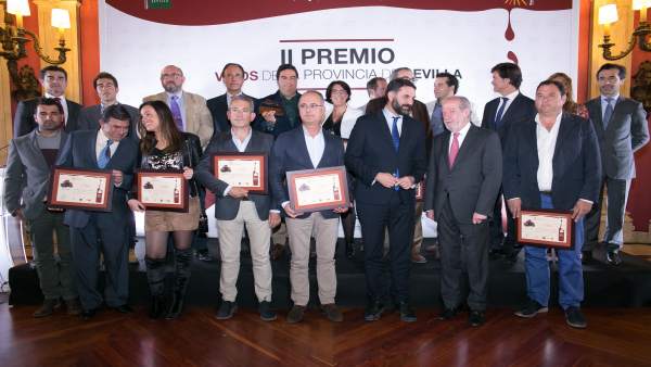 Premiados en el II concurso de 'Vinos de la provincia de Sevilla' Premiados en el II concurso de 'Vinos de la provincia de Sevilla'