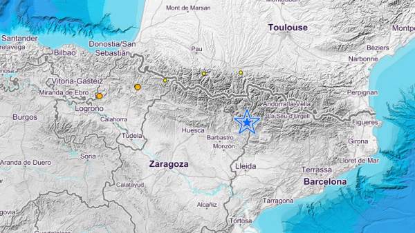 Terremoto en Sopeira (Huesca) Terremoto en Sopeira (Huesca)