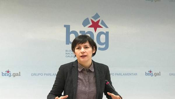 La portavoz nacional del BNG, Ana Pontón, en rueda de prensa Parlamento La portavoz nacional del BNG, Ana Pontón, en rueda de prensa Parlamento