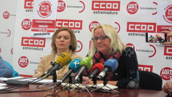 Secretaria general de CCOO Extremadura, Encarna Chacón Secretaria general de CCOO Extremadura, Encarna Chacón