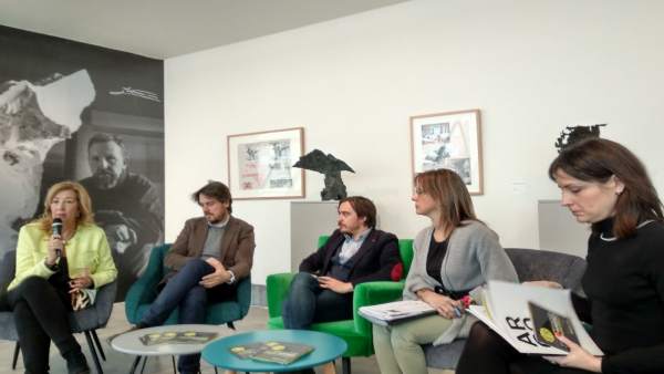 Presentación del stand de Aragón en ARCOMadrid2018 Presentación del stand de Aragón en ARCOMadrid2018