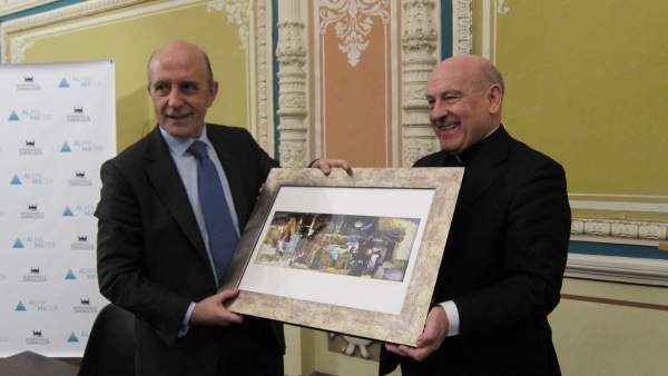 José Antonio Zarzalejos y monseñor Vicente Jiménez José Antonio Zarzalejos y monseñor Vicente Jiménez