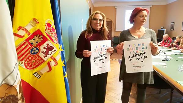 Luna (izda.) y Díaz presentan la campaña Luna (izda.) y Díaz presentan la campaña