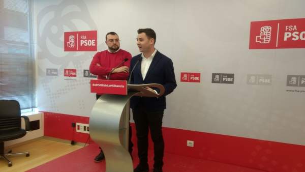 Javier Cendón y Adrián Barbón. Javier Cendón y Adrián Barbón.