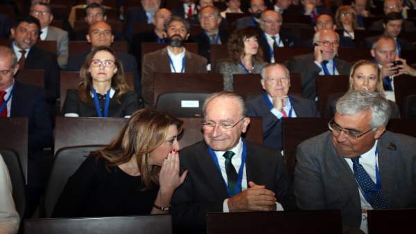 Susana Díaz y Francisco de la Torre Susana Díaz y Francisco de la Torre