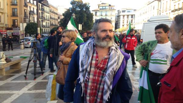 Sánchez Gordillo en Granada Sánchez Gordillo en Granada