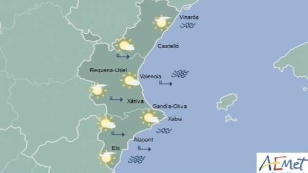 Predicción de este jueves Predicción de este jueves