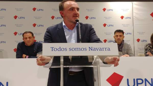 Javier Esparza en el consejo político de UPN Javier Esparza en el consejo político de UPN