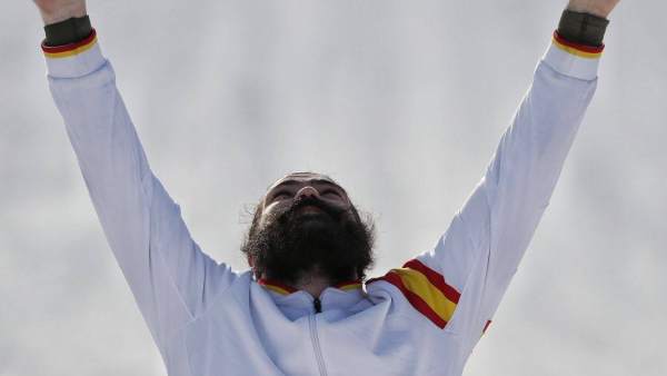 Regino Hernández celebra su bronce en PyeongChang 2018 Regino Hernández celebra su bronce en PyeongChang 2018