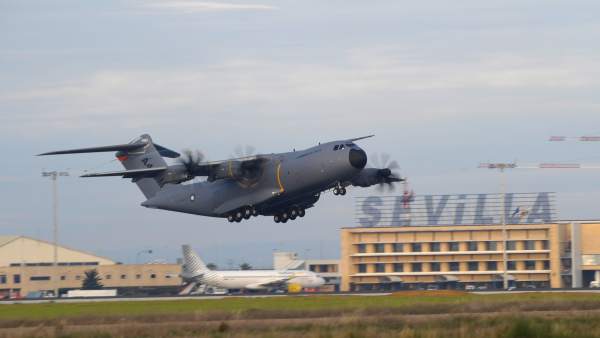 Primer vuelo del cuarto A400M Primer vuelo del cuarto A400M
